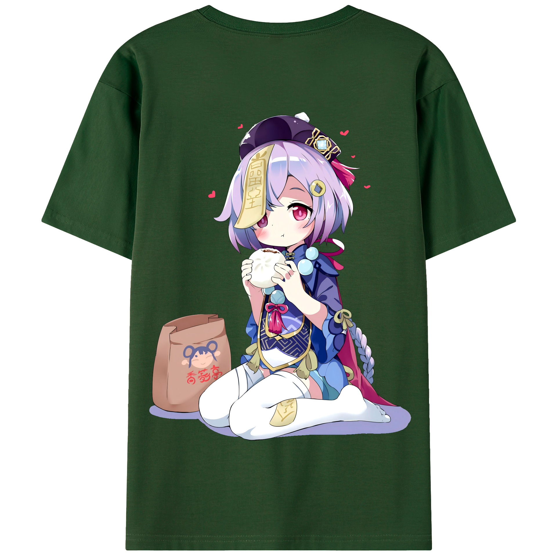 げんし神 七七 なな  genshin Nana 綿100％半袖Tシャツ（背面プリント）